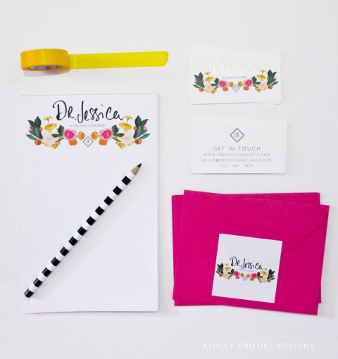 Business Collateral via Ashley Brooke Designs