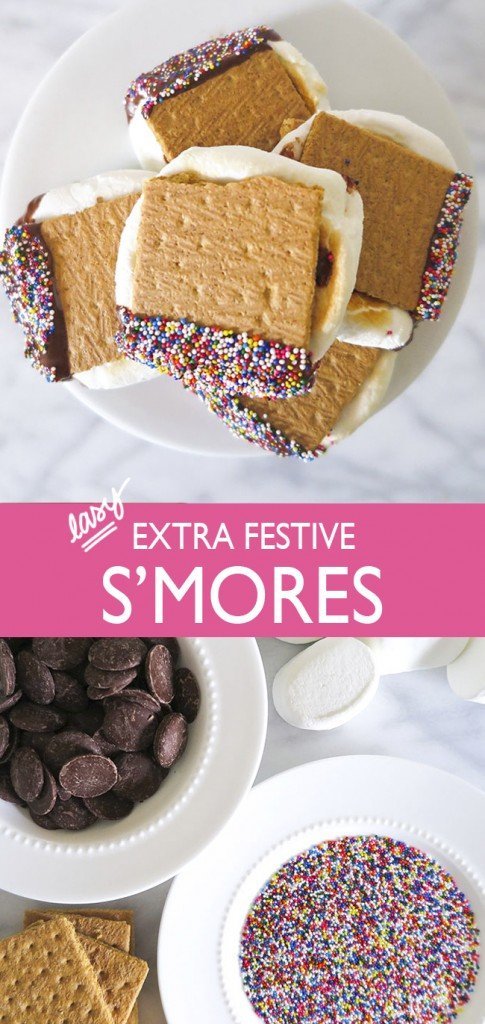 Easy Festive S'mores - Ashley Brooke Designs