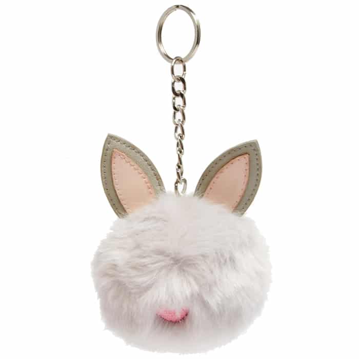 Ashley Brooke Designs - fuzzy bunny key chain